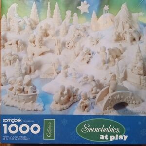 Snowbabies at Play Puzzle - White